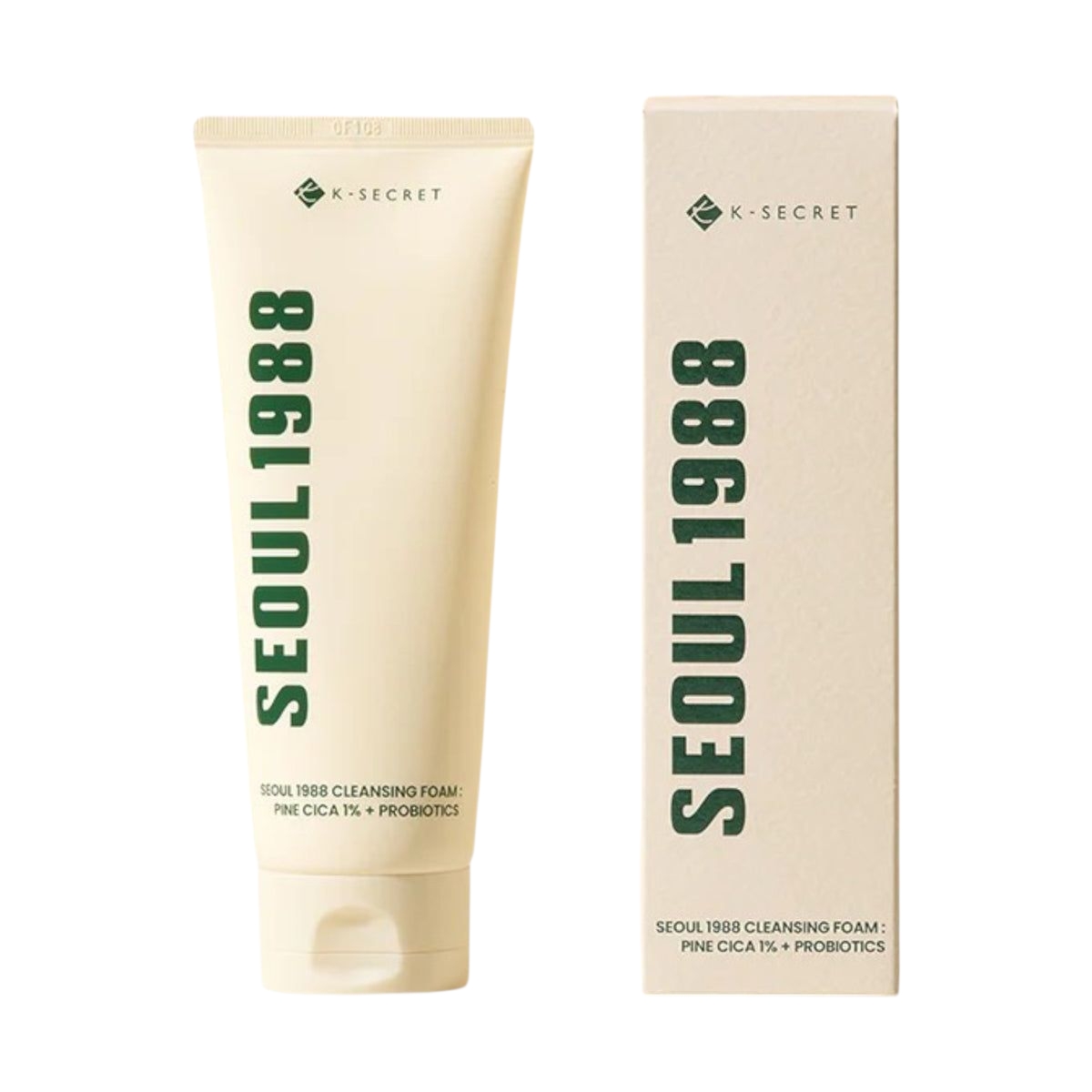KSECRET SEOUL 1988 Cleansing Foam : Pine Cica 1% + Probiotics – 150ml